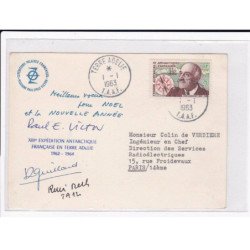 POLAIRE : lot de 11 cartes postales et 1 devant de lettre dont 6 avec l'autographe de Paul Emile Victor - bon état