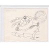 POLAIRE : lot de 11 cartes postales et 1 devant de lettre dont 6 avec l'autographe de Paul Emile Victor - bon état