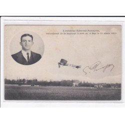 AVIATION : autographe d'Edmond PERREYRON - très bon état