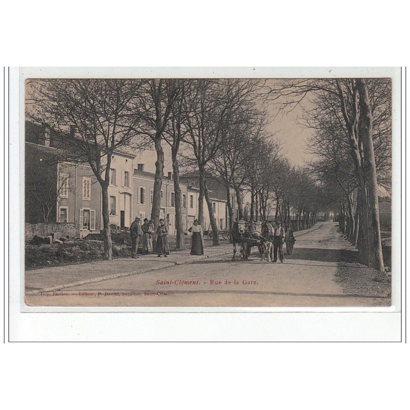 SAINT CLEMENT - Rue de la gare - très bon état