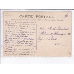 VILLEVALIER: le battage sur l'yonne, les glaces - très bon état