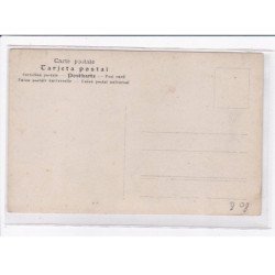 SURREALISME / PHOTOMONTAGE : carte photo d'un homme vers 1910 - très bon état