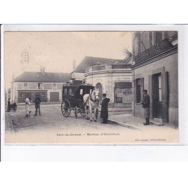 VERT-le-GRAND: bureau d'omnibus - très bon état
