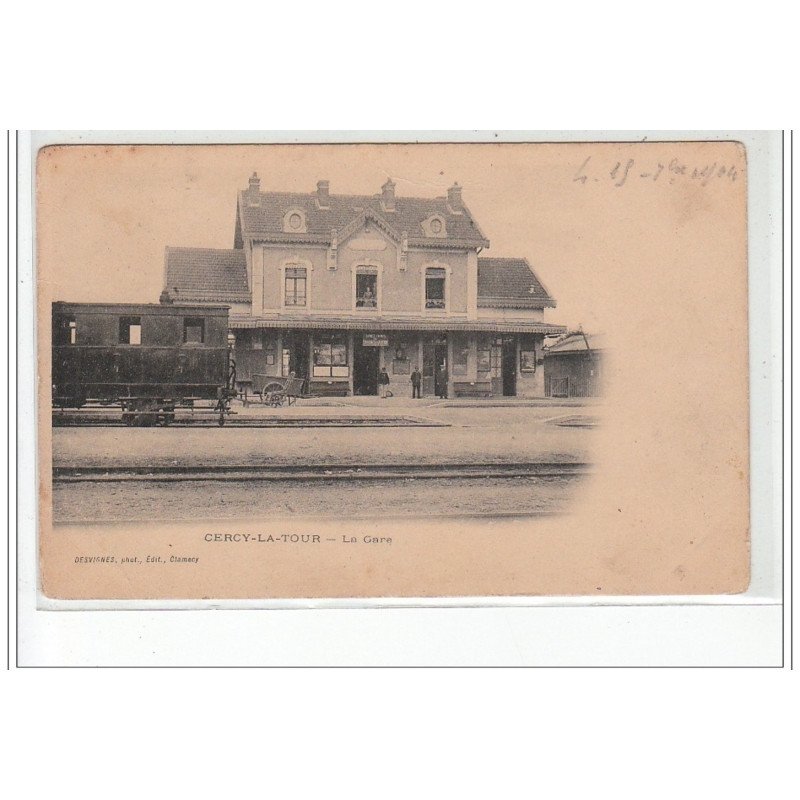 CERCY LA TOUR - La Gare - très bon état