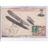 PORT-AVIATION: De Lambert sur biplan wright - CPA philatélie - très bon état