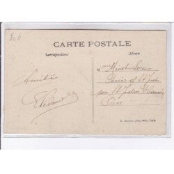 PORT-AVIATION: grande quinzaine de paris, l'aéroplane système voisin piloté par Gorlon - CPA philatélie - très bon état