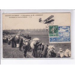 PORT-AVIATION: juvisy-sur-orge,aéroplane de M. Lambert - CPA philatélie - très bon état