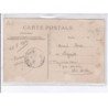 PORT-AVIATION: comte de Lambert en plein vole, biplan wright - CPA philatélie - très bon état