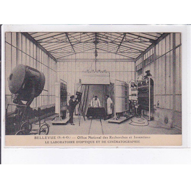 BELLEVUE: office nationale des recherches et inventions le laboratoire d'optique et cinéma, meudon - très bon état