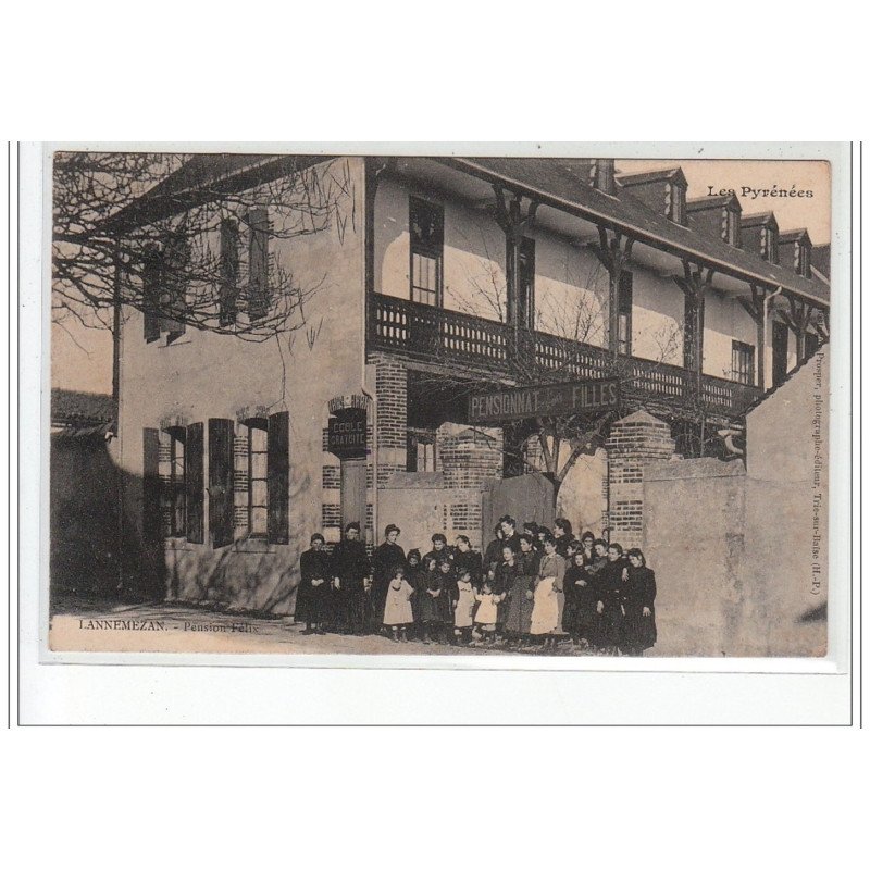 LANNEMEZAN - Pension Félix - état (traces au dos)