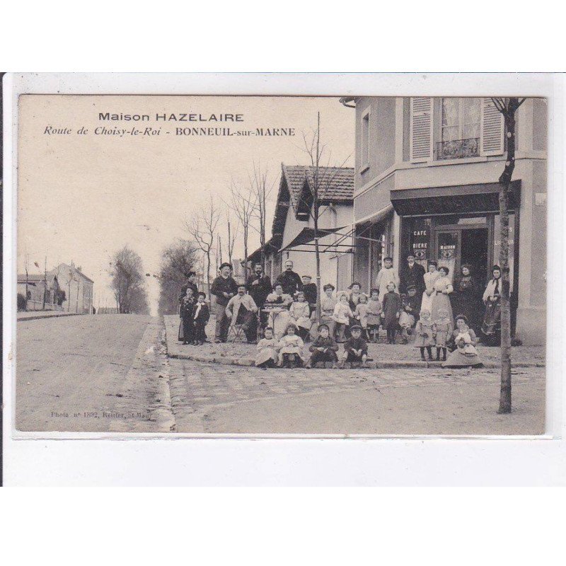 BONNEUIL-sur-MARNE: route de choisy-le-roi, maison hazelaire - très bon état