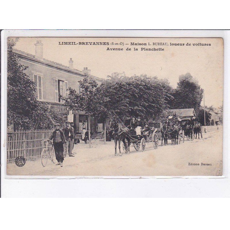 LIMEIL-BREVANNES: maison L. Bureau, loueur de voitures, avenue de la planchette - très bon état