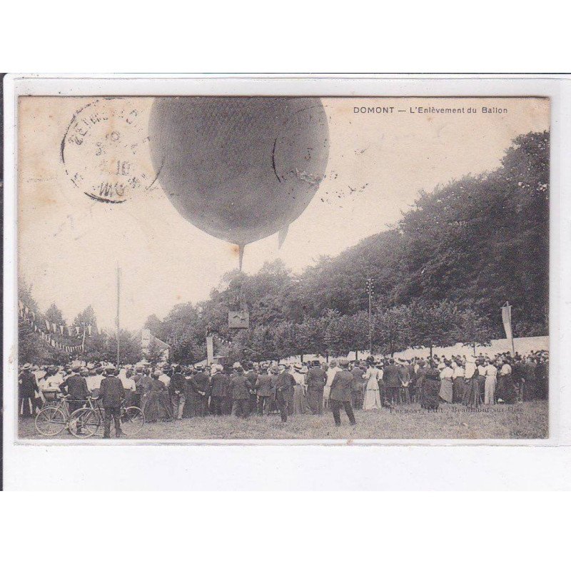 DOMONT: l'enlèvement du ballon - état