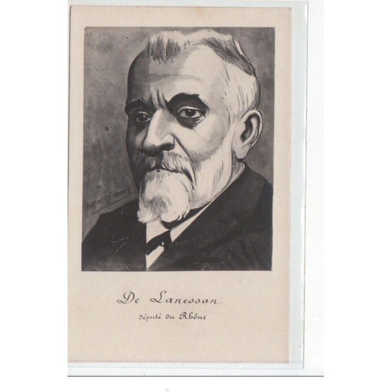 RHONE HOMMES POLITIQUES - ILLUSTRATION - De Lanessan , député du Rhône - très bon état RHONE HOMMES POLITIQUES - ILLUSTRATION - De Lanessan , député du Rhône - très bon état