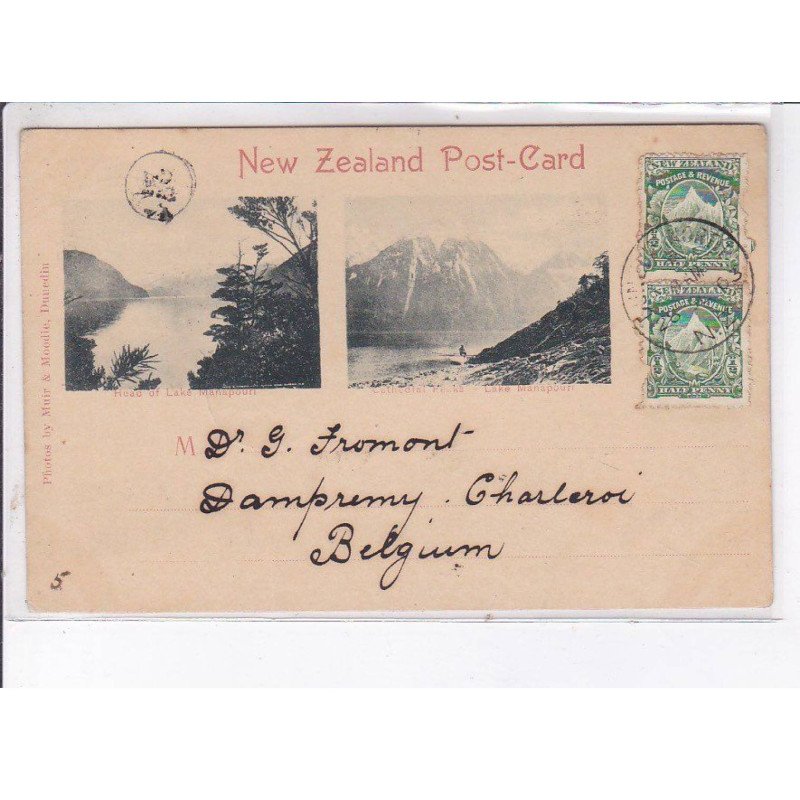 POLAIRE: anew zealand post-card, camp de base de l'enf de scott 1901-1904 - très bon état