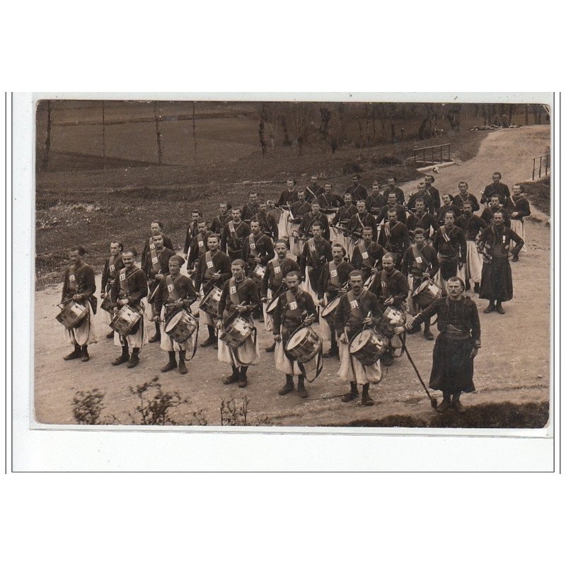 SATONAY - CARTE PHOTO - 3è Zouaves 1908 1909 - très bon état