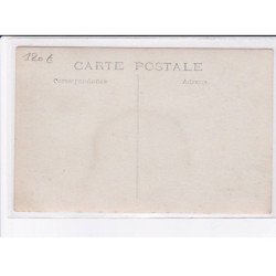 SURREALISME : carte photo d'un homme et d'un crane (squelette - mort) - très bon état