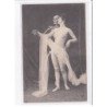 SURREALISME : femme nue (squelette - mort) - très bon état