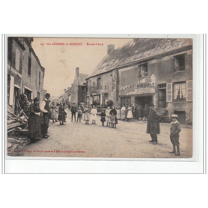 SAINTE GEMMES LE ROBERT - Route d'Assé - très bon état SAINTE GEMMES LE ROBERT - Route d'Assé - très bon état