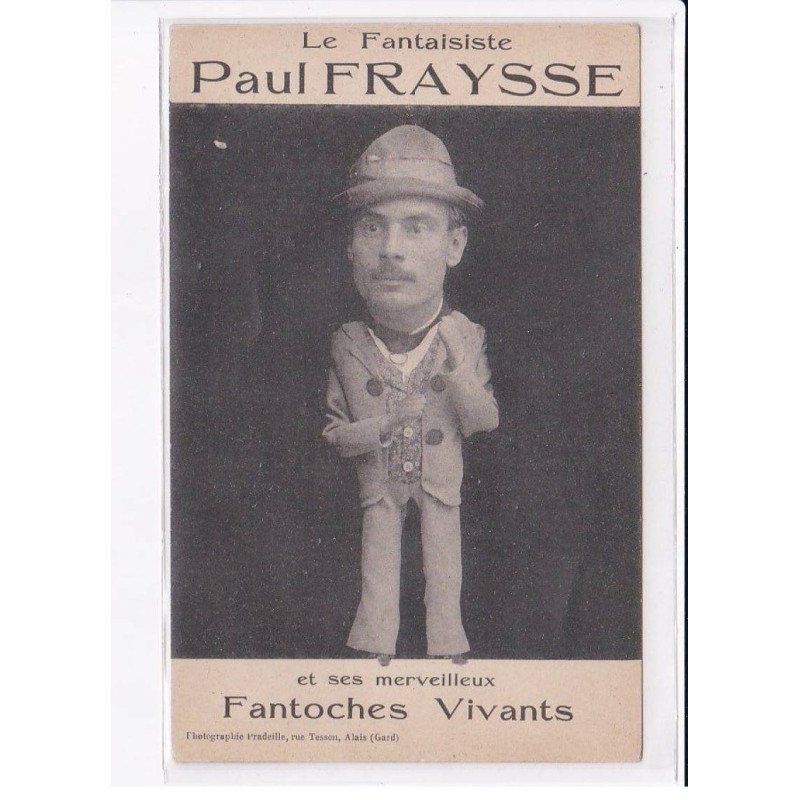 SURREALISME PHOTOMONTAGE : le fantaisiste Paul FRAYSSE et ses merveilleux fantoches vivants (cirque)- très bon état