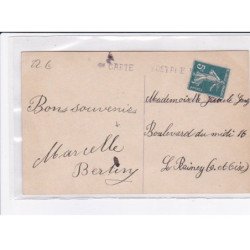 SURREALISME PHOTOMONTAGE: enfant et animaux (Paques - poussin - lapin) - très bon état