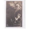 SURREALISME / FANTAISIE : couple (fumée - cigarette) - très bon état