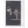 SURREALISME / FANTAISIE : couple (fumée - cigarette) - très bon état