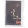 SURREALISME / FANTAISIE : couple (fumée - cigarette) - très bon état