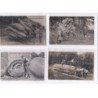 SURREALISME / photomontage : lot de 16 cartes postales de fruits géants ! (giants fruits) - très bon état