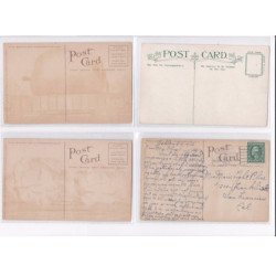 SURREALISME / photomontage : lot de 17 cartes postales de fruits géants ! (giants fruits Mitchell) - très bon état