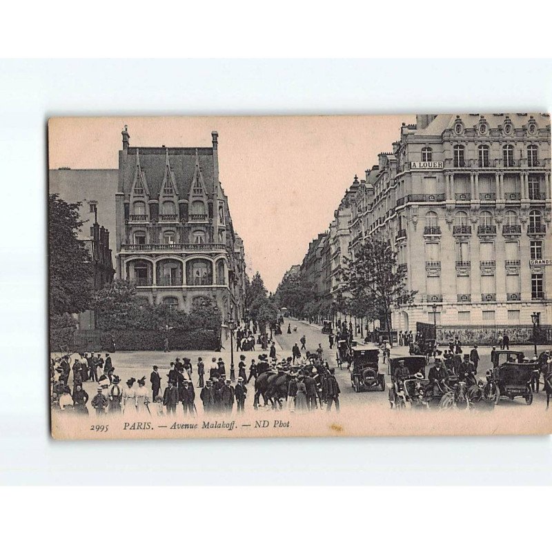 PARIS : Avenue Malakoff - état PARIS : Avenue Malakoff - état