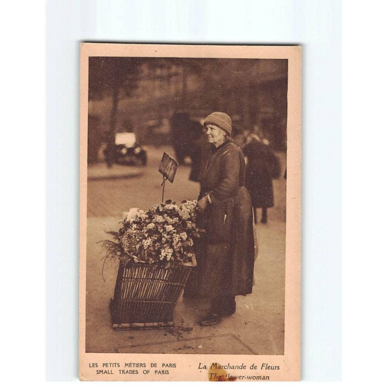 PARIS : Petits Métiers, La marchande de Fleurs - état PARIS : Petits Métiers, La marchande de Fleurs - état