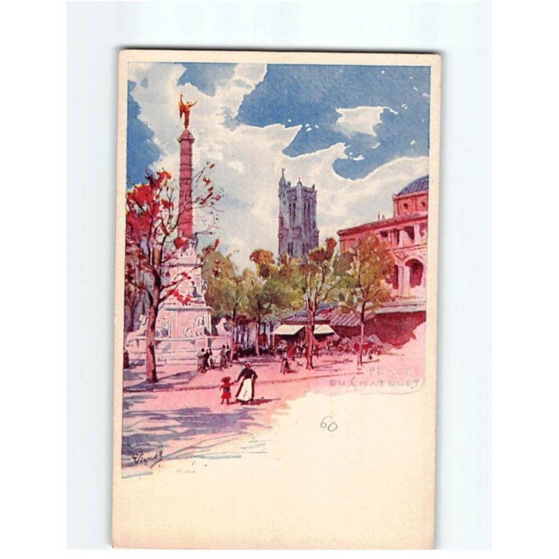 PARIS : Place du Chatelet - état