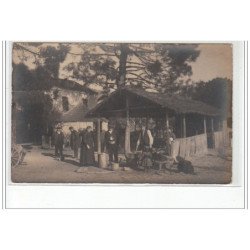 TOULON : carte photo en 1908 - très bon état (un léger pli)