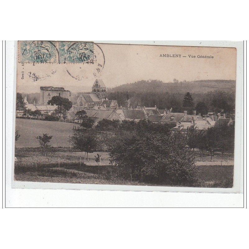 AMBLENY - Vue générale - état (éraflures au dos)