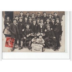 TOUL - CARTE PHOTO - Classe 1908 - Aux Gais Lurons Sparnaciens - très bon état