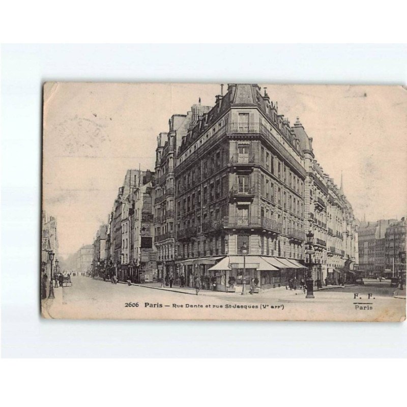 PARIS : Rue Dante et Rue Saint-Jacques - état