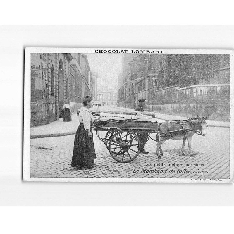 PARIS : Petits Métiers, Le marchand de toiles cirées - état