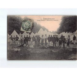 Camp d'AVON : Infanterie Coloniale - état ( Partiellement Décollée )