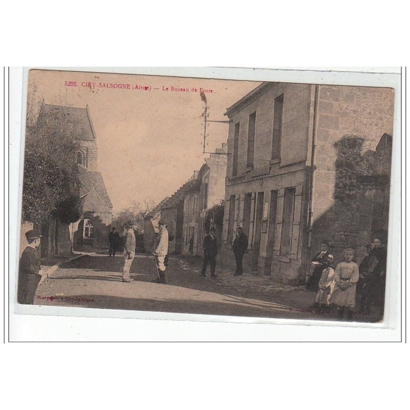CIRY-SALSOGNE - Le Bureau de Poste - très bon état