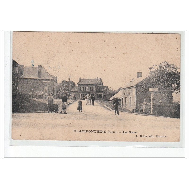 CLAIREFONTAINE - la gare - très bon état