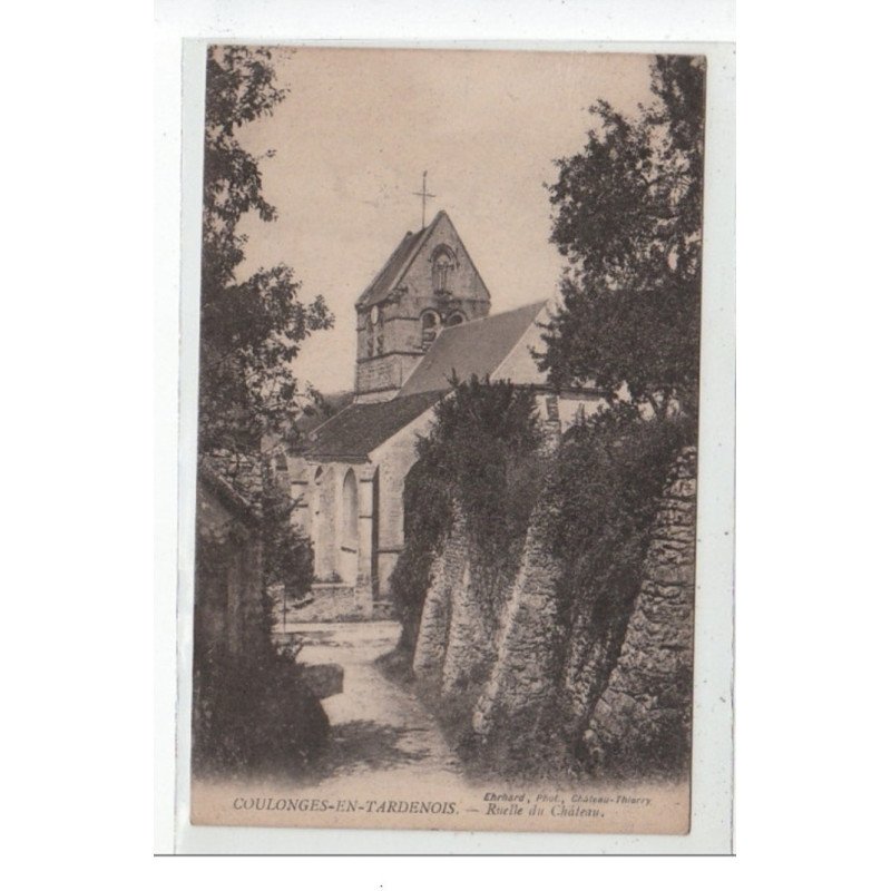 COULONGES EN TARDENOIS - Ruelle du Château - très bon état