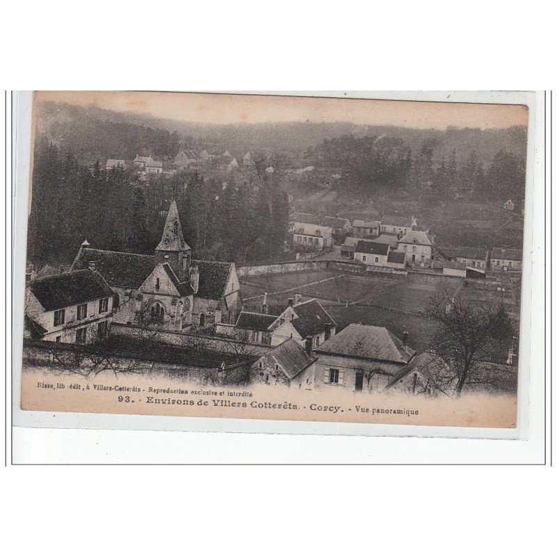 Environs de VILLERS COTTERETS - CORCY - Vue panoramique - très bon état