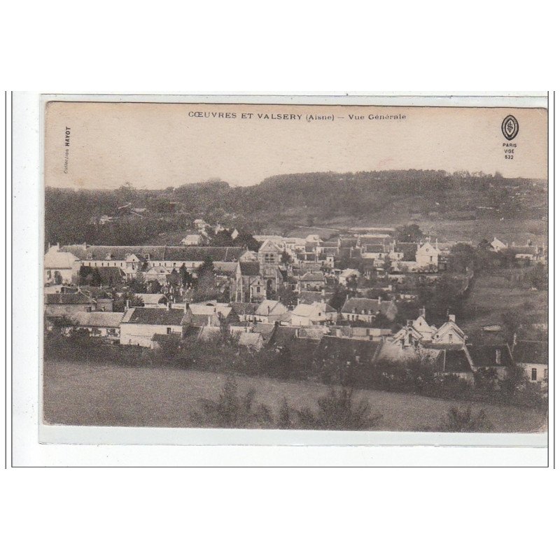 COEUVRES ET VALSERY - Vue générale - très bon état