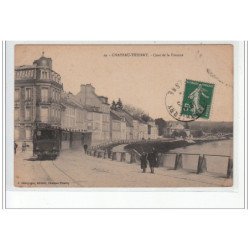 CHATEAU-THIERRY - Quai de la Poterne - TRAMWAY - très bon état