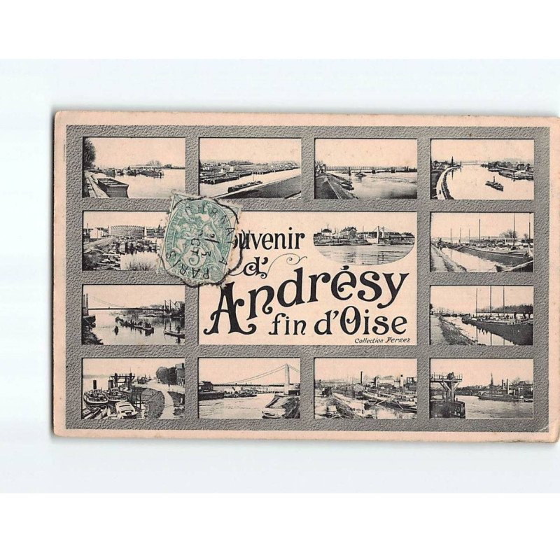 ANDRESY : Carte souvenir - état