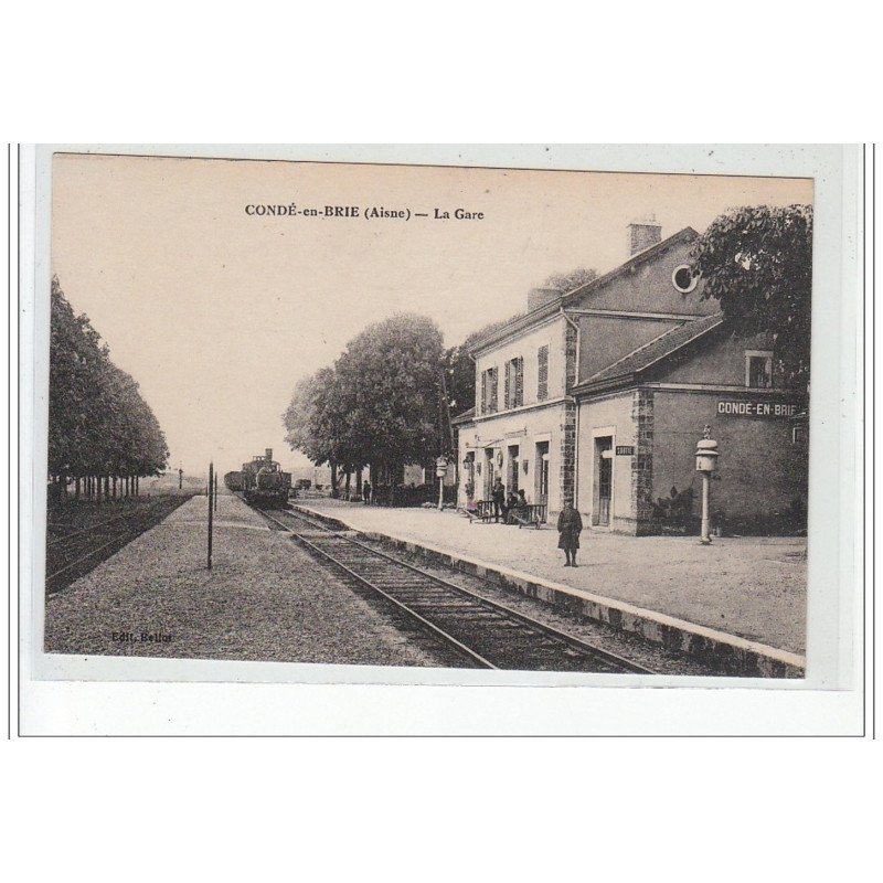 CONDE EN BRIE - La Gare - très bon état