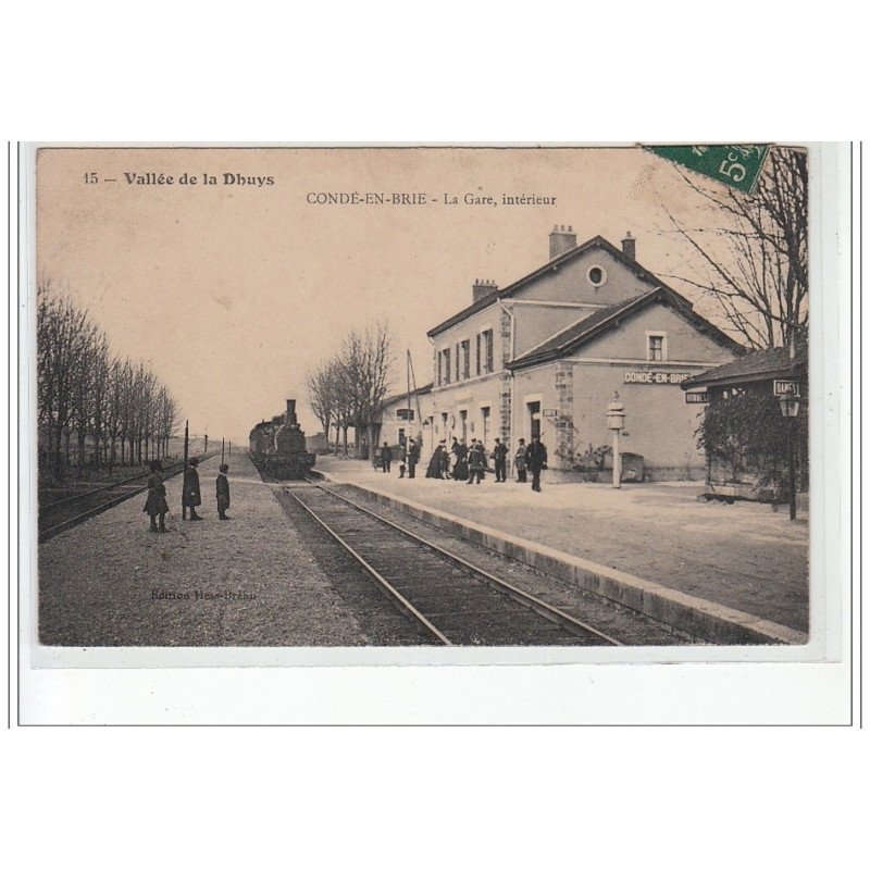 CONDE EN BRIE - La Gare, intérieur - très bon état