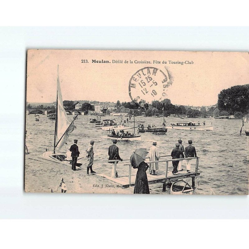MEULAN : Défilé de la Croisière, Fête du Touring Club - état MEULAN : Défilé de la Croisière, Fête du Touring Club - état
