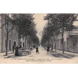 CARPENTRAS - Avenue Victor Hugo - Route de Marseille - Ancien Couvent des Dominicains à gauche - état